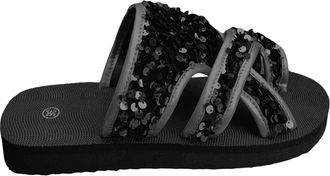 Generic Shoes Womens Interchangeable Footbed Womens Beach Sandals Hollow Casual Slippers Flat Shoes Sandals Womens Sequin Slippers Womens Shoes Leopard Print,