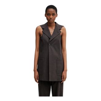 Maison Margiela Jassen, Dames, Bruin, M, Vests