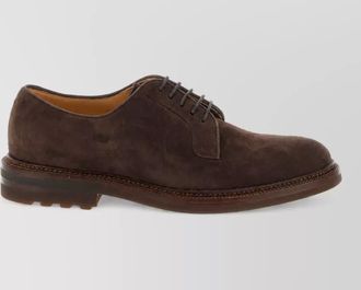 Brunello Cucinelli suede derby shoes