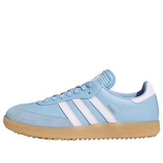 adidas Samba Spikeless Golf Clear Blue Cloud White KJ5431