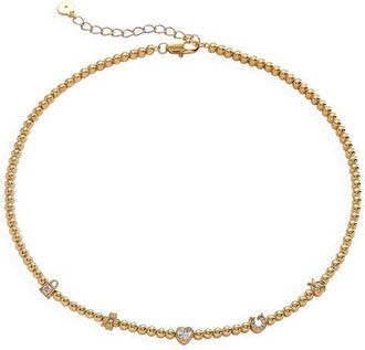 Alex and Ani Love Luck Metal Tennis Necklace in Gold at Nordstrom
