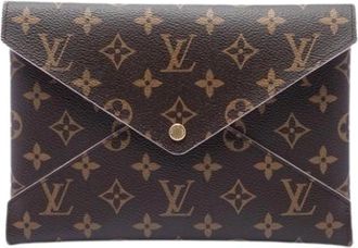 Louis Vuitton Pre-owned Kirigami Clutch - Dames - Vintage Clutch - Bruin - ONE Size - Vintage
