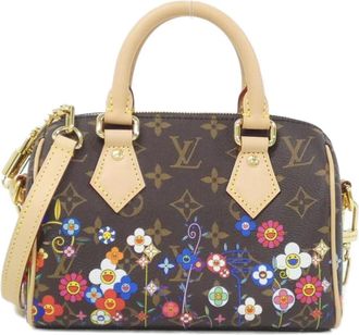 Louis Vuitton Marron Coated Canvas Boston Bag (Pre-Owned)