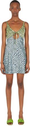 Maisie Wilen Last Dance Mini Dress - Dames - Korte kleedjes - Veelkleurig - XS - Satijn - Kleedjes