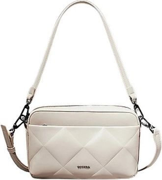 Calvin Klein Dames Beige Handtas - Dames - Schoudertassen - Wit - ONE Size - Tassen