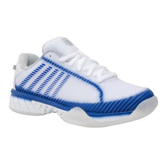 K-Swiss x Lucky In Love Hypercourt Express 2 Womens Tennis Shoes in White/electric Blue/silver at Nordstrom, Size 7.5