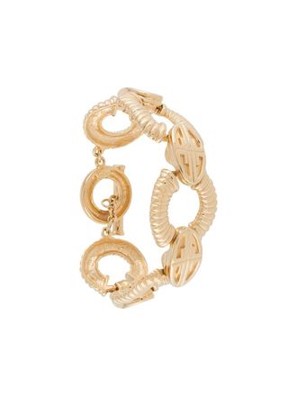 Givenchy 1980s chain-link bracelet - women - Gold Plated Metal - One Size