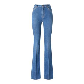 Pinko Pinko - Francis Flare - Dames - Jeans - Blauw - Maat: W29 Katoen