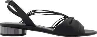 Ferragamo Ferragamo Sabina Mirrored Heeled Sandals, Size 7 C