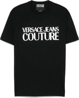 Versace Jeans Couture T-shirt con logo - Nero