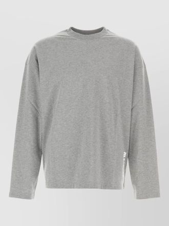 Jil Sander cotton crew neck long sleeve t shirt