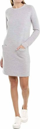 Theory Sweater Dress In Gray