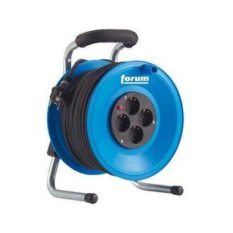 Forum Enrollador De Cable, Pl&aacute;stico, Ip 20, Tipo De Cable : H05 Rr-f 3g1,5, Largo De Cable 25 M, Calidad Del Cable Caucho