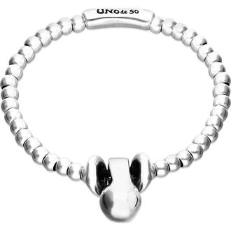 UNOde50 Small and large dial bracelet plated in sterling silver at Nordstrom
