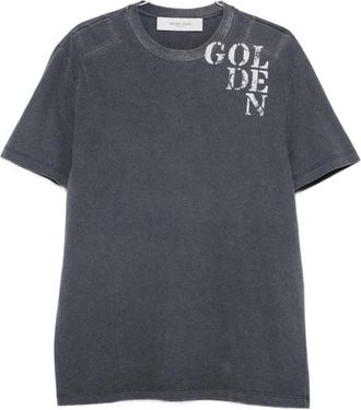 Golden Goose Stijlvolle T-shirts en Polos - Heren - T-shirts - Blauw - S - Tops