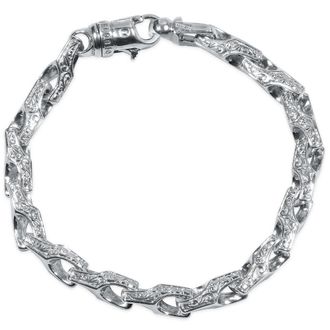 Pompeii3 Mens Designed 14k Gold (45gram) or Platinum (73gram) Link Bracelet 8.5