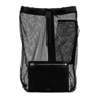 Tom Ford Backpacks, male, Black, Size: ONE SIZE Mesh Backpack