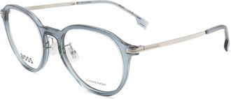 HUGO BOSS Mens 52 mm Blue Opticals
