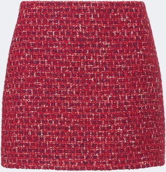 Valentino Minifalda de tweed