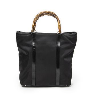 Gucci Bamboo Zip Tote schoudertas
