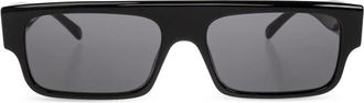 Alexander McQueen Rechthoekige Zonnebril - unisex - Zonnebrillen - Zwart - ONE Size - Accessoires