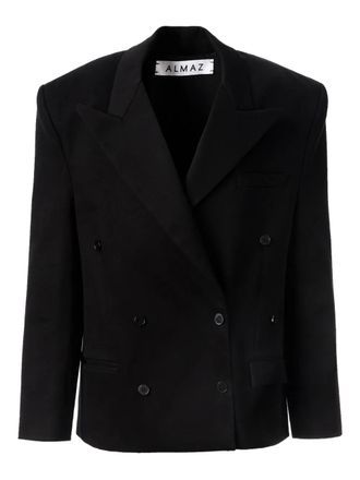 Almaz Blazer met dubbele rij knopen - Zwart