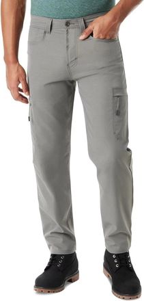 G.H. Bass & Co. Outdoor Essential Tech Cargo Pants Mens Gray Tapered Leg Outdoor UPS1283