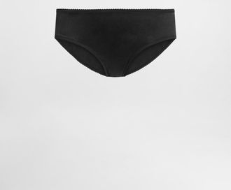 Dolce & Gabbana Slip - Woman Underwear Black Silk 3
