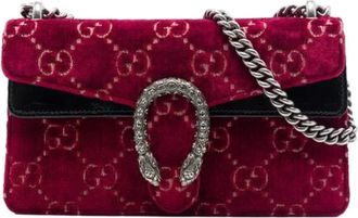 Gucci Pre-owned Leather gucci-bags - Dames - Vintage Schoudertas - Rood - ONE Size - Vintage