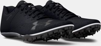 Under Armour Kick Sprint3025461-002 Men Black Track & Field Spikes HAM755