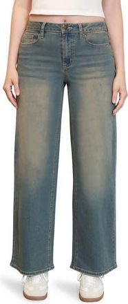 Madden Girl Ultra 90s Wide Leg Jeans in Medium Tint at Nordstrom Rack, Size 13