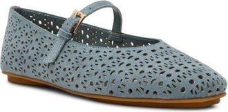 Anne Klein Connie Mary Jane Flat in Blue at Nordstrom, Size 9.5