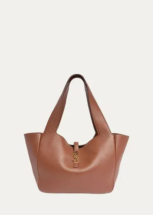 Saint Laurent Le 5 &Agrave; 7 Bea YSL Tote Bag in Deer Leather
