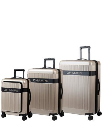 Champs Luggage Onyx Ii 3Pc Expandable Luggage Set