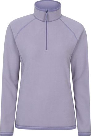 Mountain Warehouse Montana Womens Microfleece - Breathable Ladies Sweater, Quick Drying Pullover, Warm Fleece Jacket, Half Zip - For Spring Summer, Travelling, Outdoors 