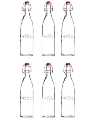 Kilner Kilner Square Clip Top Bottles 16Oz