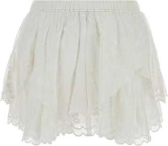 Isabel Marant Layale Mini Shorts - White