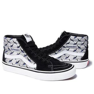 Vans Supreme x SK8-HI Pro Diamond Plate Black Grey VN0A45JDTEB