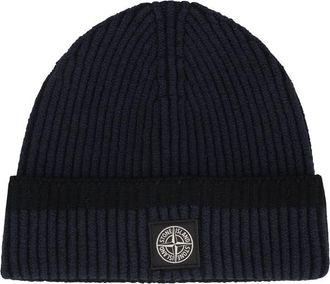Stone Island Ribbed Knit Hat