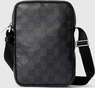 Gucci Essence Classic Mini Bag, Black, Original GG Fabric