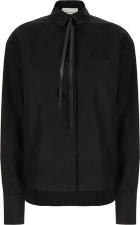 Sportmax Mappa Shirt - Dames - Overhemden - Zwart - M - Wol - Overhemden