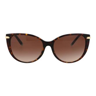 Tiffany & Co. Tf 4178 Cat-Eye Zonnebril - Dames - Zonnebrillen - Veelkleurig - 57 MM - Accessoires