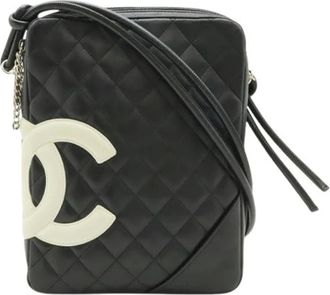 Chanel Pre-owned Cross Body Bags, female, Black, Size: ONE SIZE Pre-owned Vintage Shoulder Bag