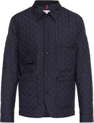 Moncler Theoline Insulated Jacket - Heren - Zomerjassen - Blauw - S - Leer - Jassen