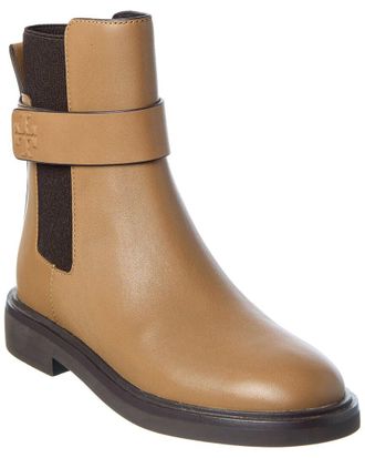 Tory Burch Double T Leather Chelsea Boot