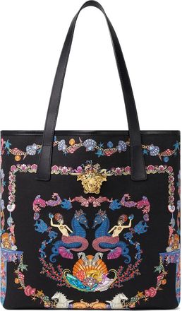 Versace Borsa tote Coral Theatre La Medusa in tela - Nero