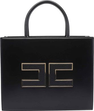 Elisabetta Franchi Logo Tote Bag