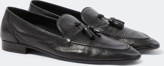 The Row Caden leather loafers