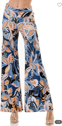Ariella Palazzo Wide Leg Pants In Multi
