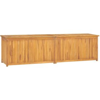 vidaXL vidaXL Cassa da Giardino 200x50x55 cm in Legno Massello di Teak